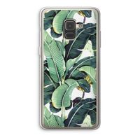 Bananenbladeren: Samsung Galaxy A8 (2018) Transparant Hoesje Bananenbladeren: Samsung Galaxy A8 (2018) Transparant Hoesje