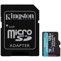 Kingston Canvas Go! Plus microSD-kaart 128 GB Class 10 UHS-I Incl. SD-adapter - thumbnail