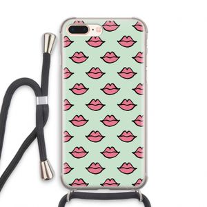 Lipjes: iPhone 7 PLUS Transparant Hoesje met koord