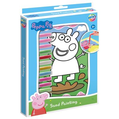 Moxy peppa zand schilderijen
