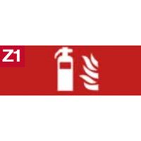 Pictogram sticker Z1/Z1 verticale bevestiging