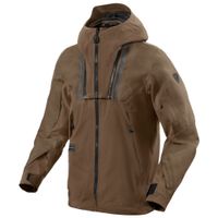 REV'IT! Component 2 H2O Jacket, Textiel motorjas heren, Bruin