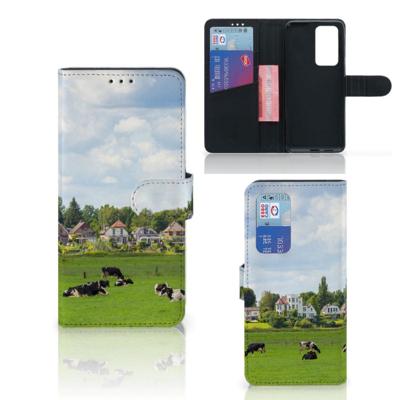 Huawei P40 Pro | Telefoonhoesje | Met pasjeshouder | Koeien