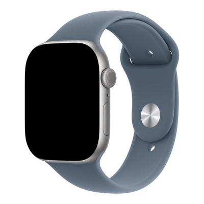 Apple Watch Bandje - Siliconen - Ankerblauw - 38, 40, 41 & 42mm - SM Apple Watch Bandje - Siliconen - Ankerblauw - 38, 40, 41 & 42mm - SM