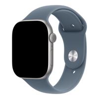 Apple Watch Bandje - Siliconen - Ankerblauw - 38, 40, 41 & 42mm - SM Apple Watch Bandje - Siliconen - Ankerblauw - 38, 40, 41 & 42mm - SM