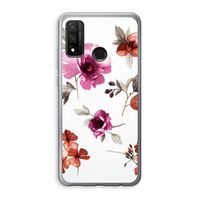 Geschilderde bloemen: Huawei P Smart (2020) Transparant Hoesje