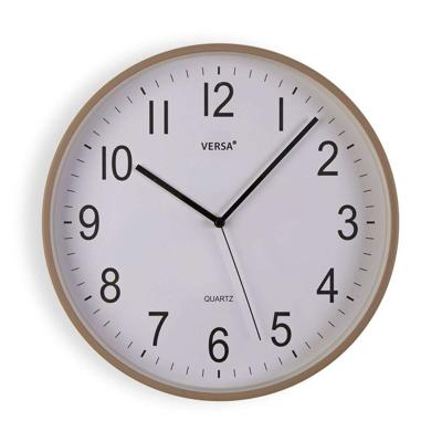 Muurklok Versa Grijs Plastic 40 x 40 x 5,5 cm
