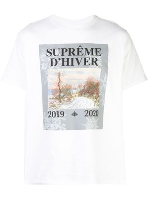 Supreme t-shirt à imprimé graphique - Blanc