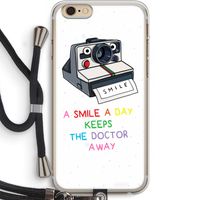 Smile: iPhone 6 PLUS / 6S PLUS Transparant Hoesje met koord