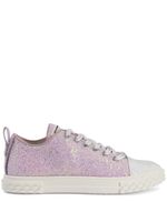 Giuseppe Zanotti baskets à paillettes - Rose