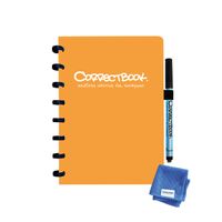 Notitieboek Correctbook A5 blanco 40blz peachy orange - thumbnail