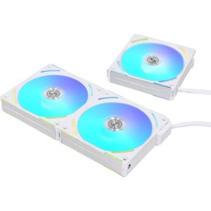 Lian Li UNI FAN AL120 V2 Triple Pack case fan 4-pins PWM fan-connector, RGB leds