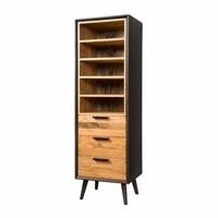 Anli-Style Tower living Bresso - Bookcase 3 drws. + 5 niches - 55