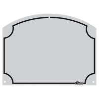 Stal Naamplaatje 70x95 mm