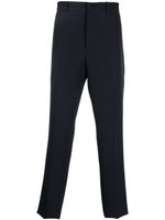 Jil Sander pantalon de costume en maille - Bleu