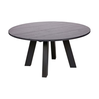 Woood Rhonda eettafel Ø150 cm Blacknight