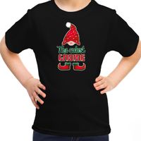 Bellatio Decorations kerst t-shirt voor meisjes - Schattigste Gnoom - zwart - Kerst kabouter XL (164-176)  -