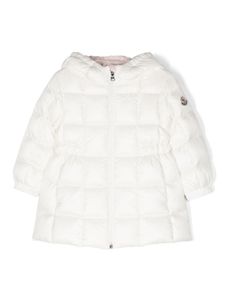 Moncler Enfant Anya quilted hooded jacket - Blanc