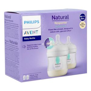 Avent Natural Response Airfree Zuigfles Duo 2x125ml