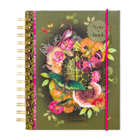 Pimpelmees A5 Notitieboek XXL Turtle Olive Wire-O