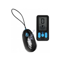 XR Brands Vibrating and E-Stim Silicone Egg + Remote Control - thumbnail