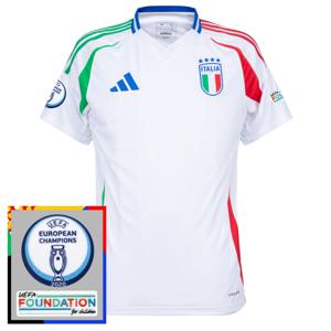 Italië Shirt Uit 2024-2025 + EK 2024 Badges