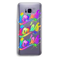 Loves: Samsung Galaxy S8 Plus Transparant Hoesje