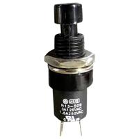 TRU COMPONENTS 1587746 TC-R13-509B-05BK Druktoets 250 V/AC 1.5 A 1x aan/(uit) Moment 1 stuk(s)