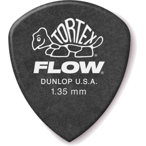 Dunlop Tortex Flow Pick 1.35mm plectrumset (12 stuks)