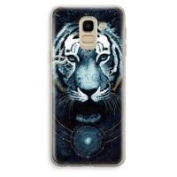 Darkness Tiger: Samsung Galaxy J6 (2018) Transparant Hoesje