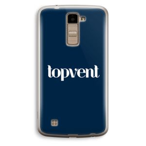Topvent Navy: LG K10 (2016) Transparant Hoesje