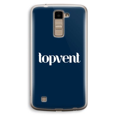 Topvent Navy: LG K10 (2016) Transparant Hoesje