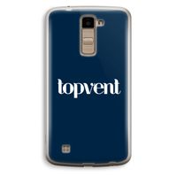 Topvent Navy: LG K10 (2016) Transparant Hoesje
