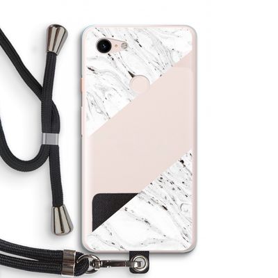 Biggest stripe: Pixel 3 XL Transparant Hoesje met koord
