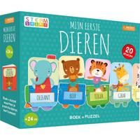 Dieren puzzel met boek