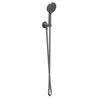 IVY Glijstangset - met handdouche - verstelbaar - 3 standen - doucheslang 150cm - Geborsteld metal black PVD 6901146