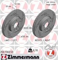 Remschijf FORD/VOLVO/LANDROVER BLACK Z ECE R90 250136053
