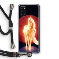 Last Unicorn: Samsung Galaxy A31 Transparant Hoesje met koord