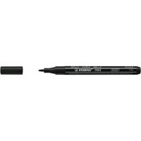 Acrylmarker stabilo free acrylic t100 zwart | 5 stuks