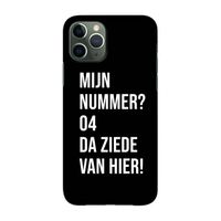Da ziede van hier - Zwart: Volledig geprint iPhone 11 Pro Hoesje