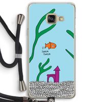 Aquarium: Samsung Galaxy A3 (2016) Transparant Hoesje met koord