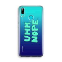 UHM, NOPE.: Huawei P Smart (2019) Transparant Hoesje