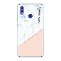 Marmer in stijl: Honor Note 10 Transparant Hoesje