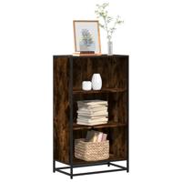 Boekenkast 60x35x107,5 cm bewerkt hout gerookt eikenkleurig