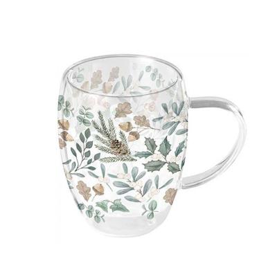 Dubbelwandig glas Leaves 0,35L