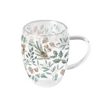 Dubbelwandig glas Leaves 0,35L