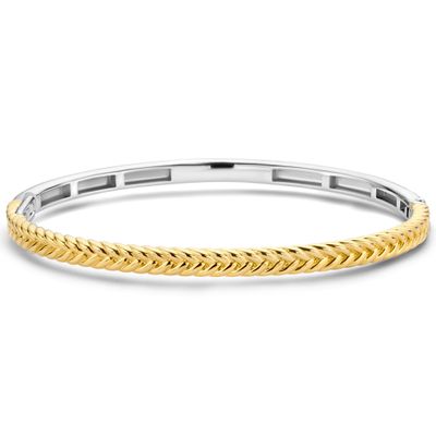 TI SENTO-Milano 2992SY Armband Bangle zilver goud-en zilverkleurig 4 mm