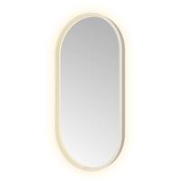 Spiegel Hotbath &MORE 80x40 cm LED-Verlichting Spiegelverwarming Ovaal RVS Spiegel Hotbath &MORE 80x40 cm LED-Verlichting Spiegelverwarming Ovaal RVS