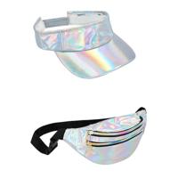 Boland Accessoiresset holo festival zilver