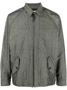 Junya Watanabe MAN surchemise à fermeture zippée - Gris